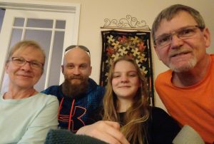 Rhonda, Chris, Lily, and Peter